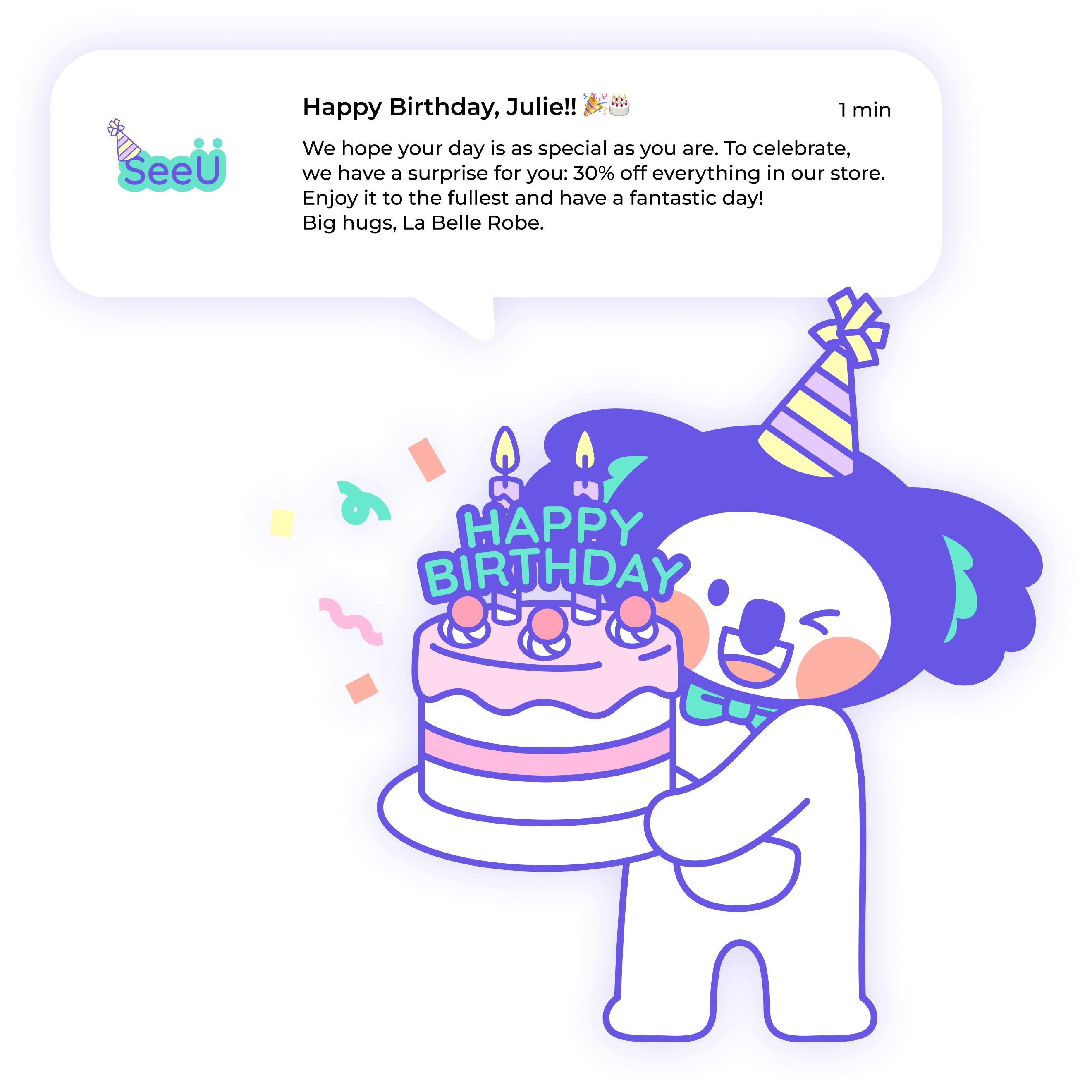 happy birthday to your clients