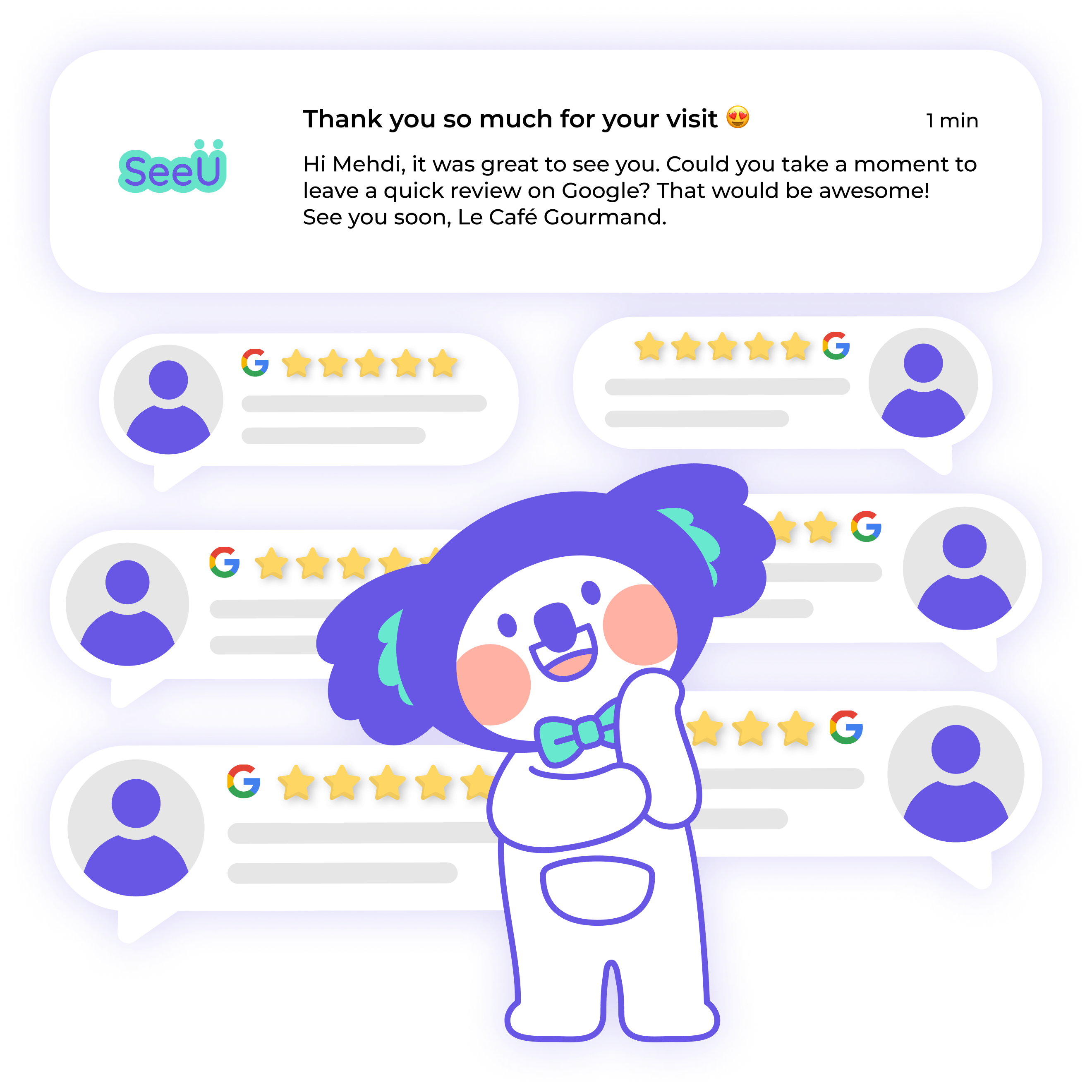 Ask Goolge review to your clients